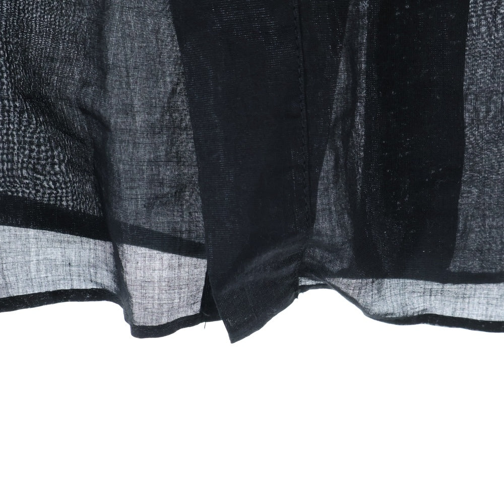 Yohji Yamamoto(ヨウジヤマモト) 13AW コットン シャツカーディガン ブラック FQ-B15-023