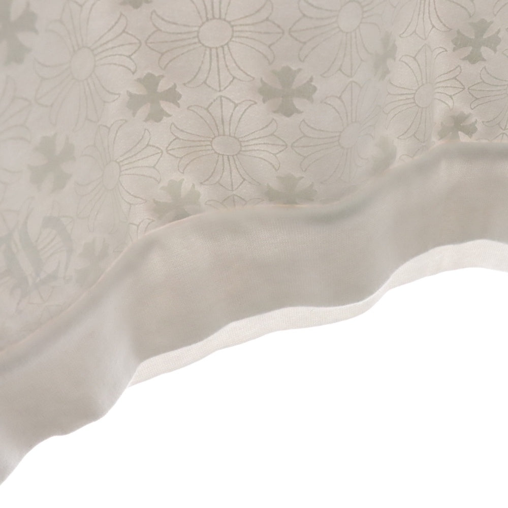 CHROME HEARTS(クロムハーツ) HD PLVR CH PLS PRNT CHプラス総柄 ホースシュー プリント プルオーバー スウェット パーカー ホワイト