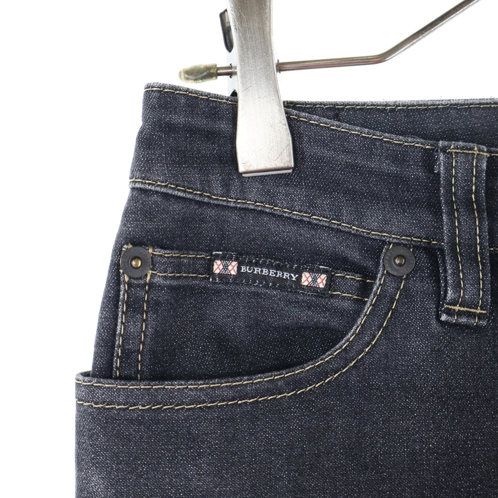 BURBERRY(バーバリー) ストレートデニムパンツ ブラック FQA30‐350