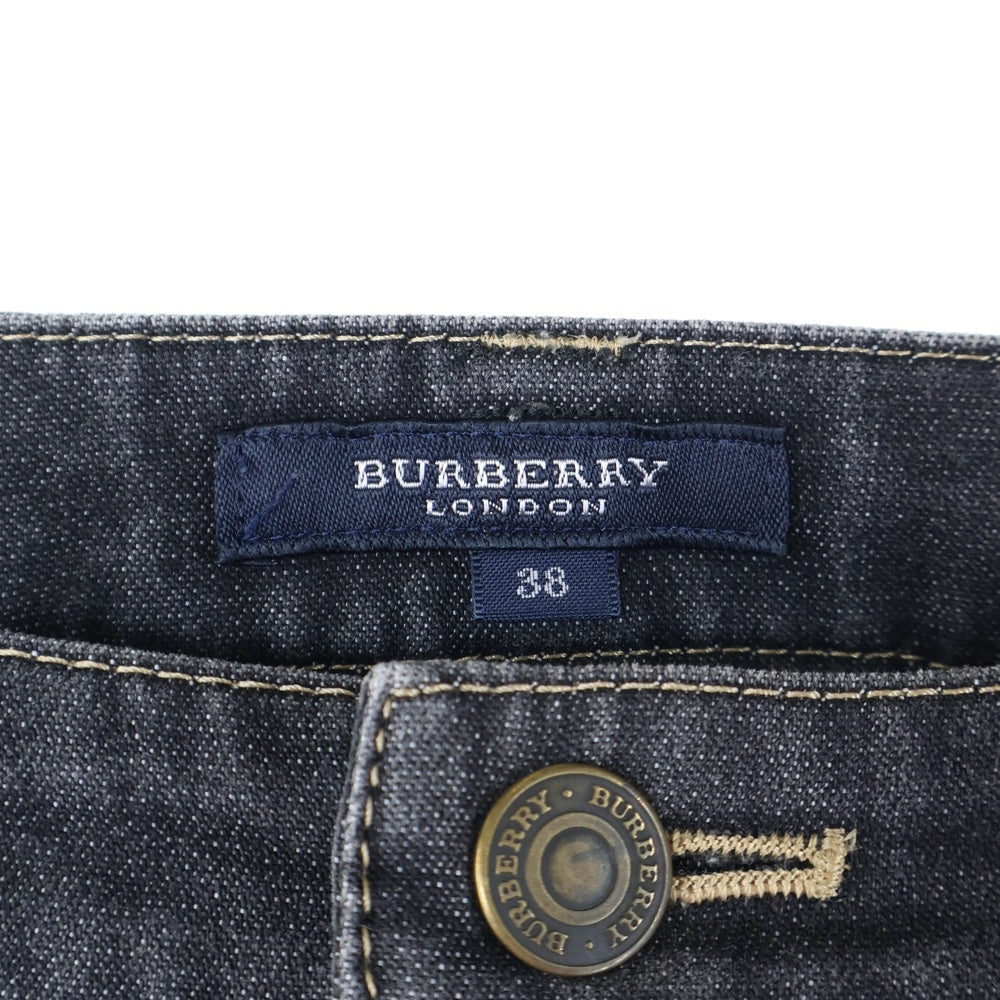 BURBERRY(バーバリー) ストレートデニムパンツ ブラック FQA30‐350