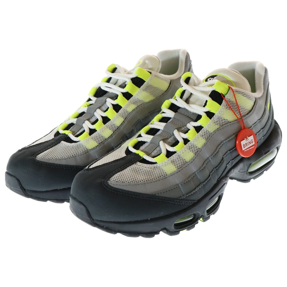 NIKE(ナイキ) AIR MAX 95 OG NEON YELLOW 2020 エアマックス95 イエローグラデーション ローカットスニーカー イエロー/グレー US9.5/27.5cm CT1689-001