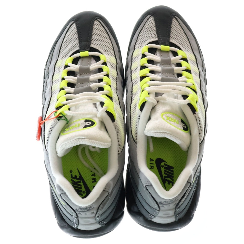 NIKE(ナイキ) AIR MAX 95 OG NEON YELLOW 2020 エアマックス95 イエローグラデーション ローカットスニーカー イエロー/グレー US9.5/27.5cm CT1689-001