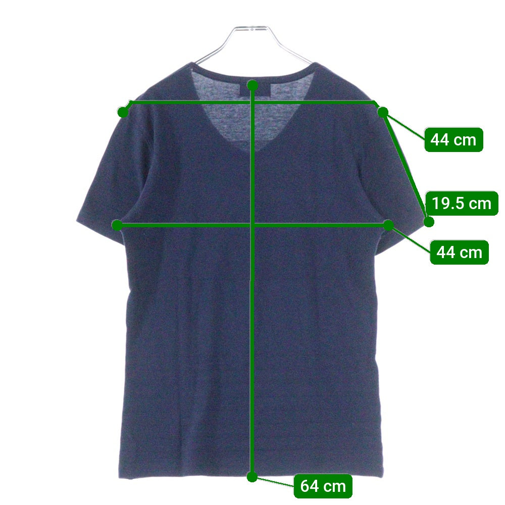 NICOLE CLUB FOR MEN(ニコルクラブフォーメン) Vネック 半袖Tシャツ カットソー ネイビー 6264-9707