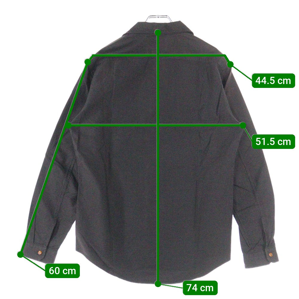 MEN'S BIGI(メンズビギ) オープンカラー 長袖シャツ ブラウン