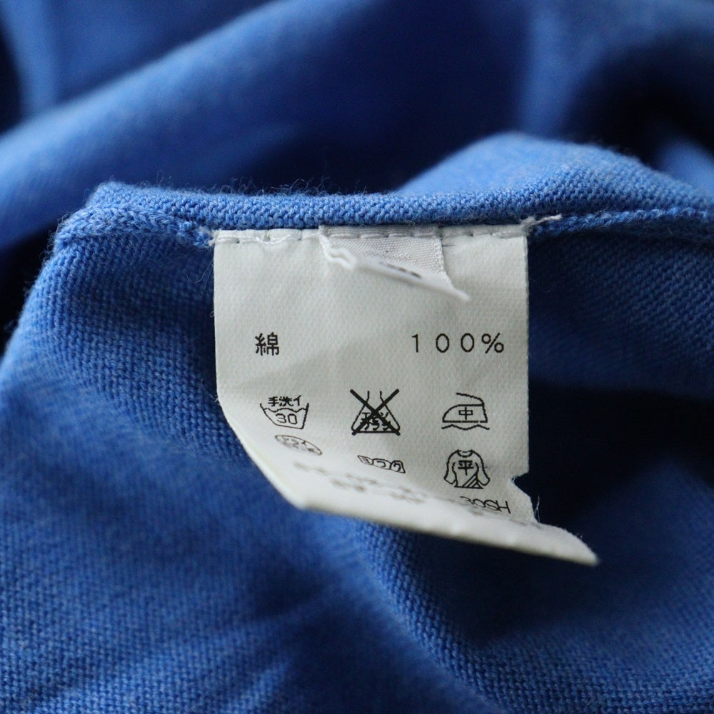 TOMORROWLAND(トゥモローランド) コットン 貝ボタン カーディガン ブルー