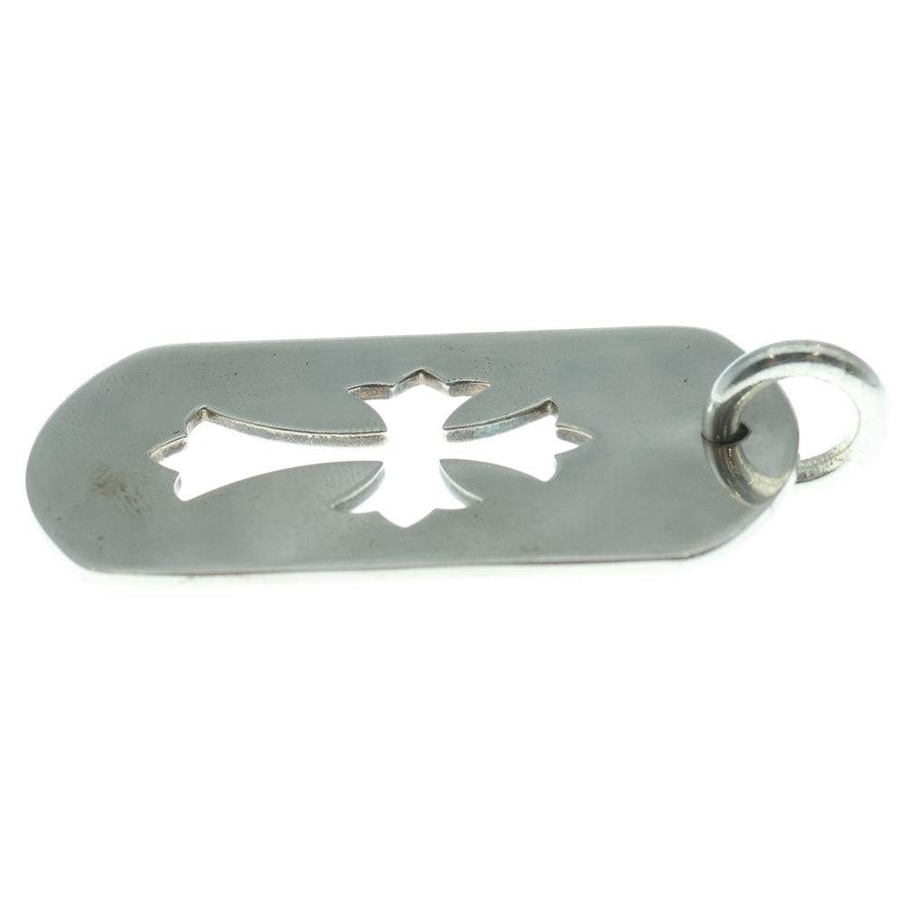 CHROME HEARTS(クロムハーツ) D TAG LRG CO CRS カットアウトクロスドッグタグ ラージ ペンダントトップ シルバー BCA239