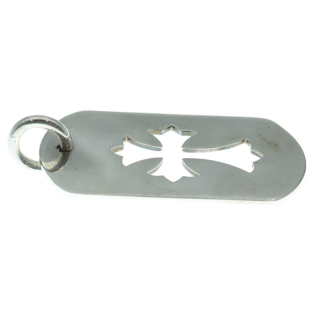 CHROME HEARTS(クロムハーツ) D TAG LRG CO CRS カットアウトクロスドッグタグ ラージ ペンダントトップ シルバー BCA239