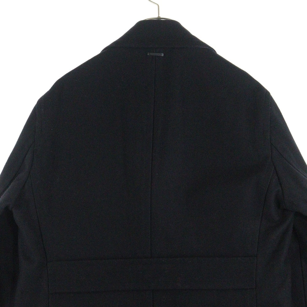 MICHAEL KORS(マイケルコース) WOOL COAT ウール イカリボタン ダブル ピーコート ブラック 145105