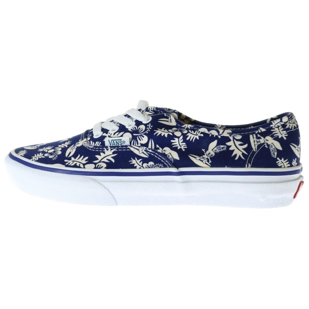 VANS(ヴァンズ) AUTHENTIC ALOHA NAVY オーセンティック アロハ キャンバス ローカットスニーカー レディース ブルー/ホワイト US6H/24.5cm V44RK ALOHA