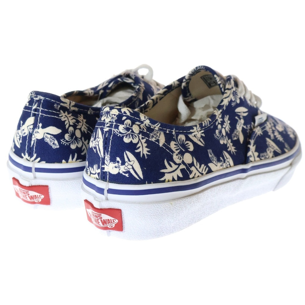 VANS(ヴァンズ) AUTHENTIC ALOHA NAVY オーセンティック アロハ キャンバス ローカットスニーカー レディース ブルー/ホワイト US6H/24.5cm V44RK ALOHA