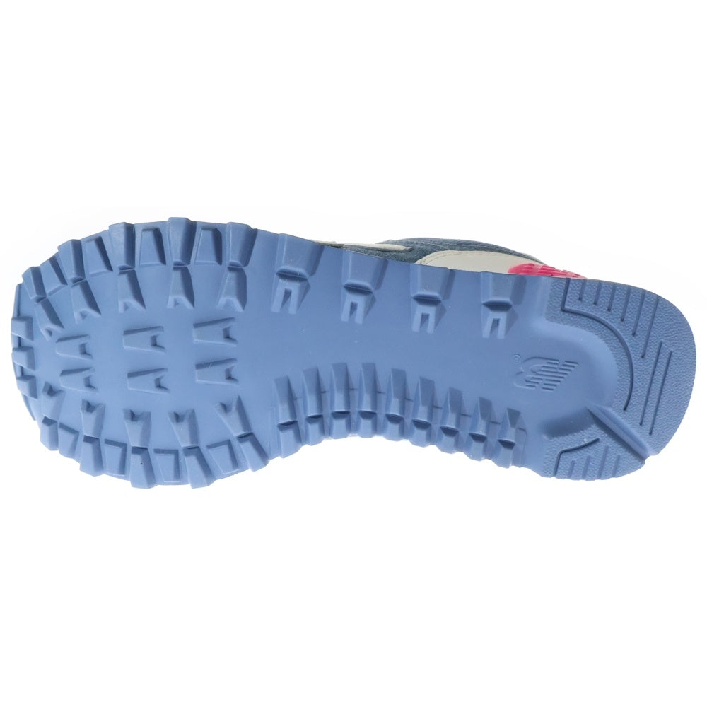 New Balance(ニューバランス) WL574CNB スウェード ローカットスニーカー レディース ブルー