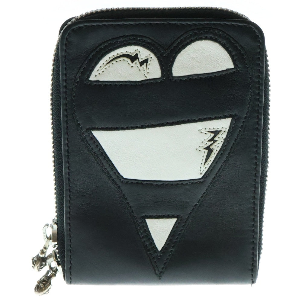 CHROME HEARTS(クロムハーツ) PPO DOUBLE ZIP WALLET STRIPED HEART PPO ダブルジップ ウォレット 財布