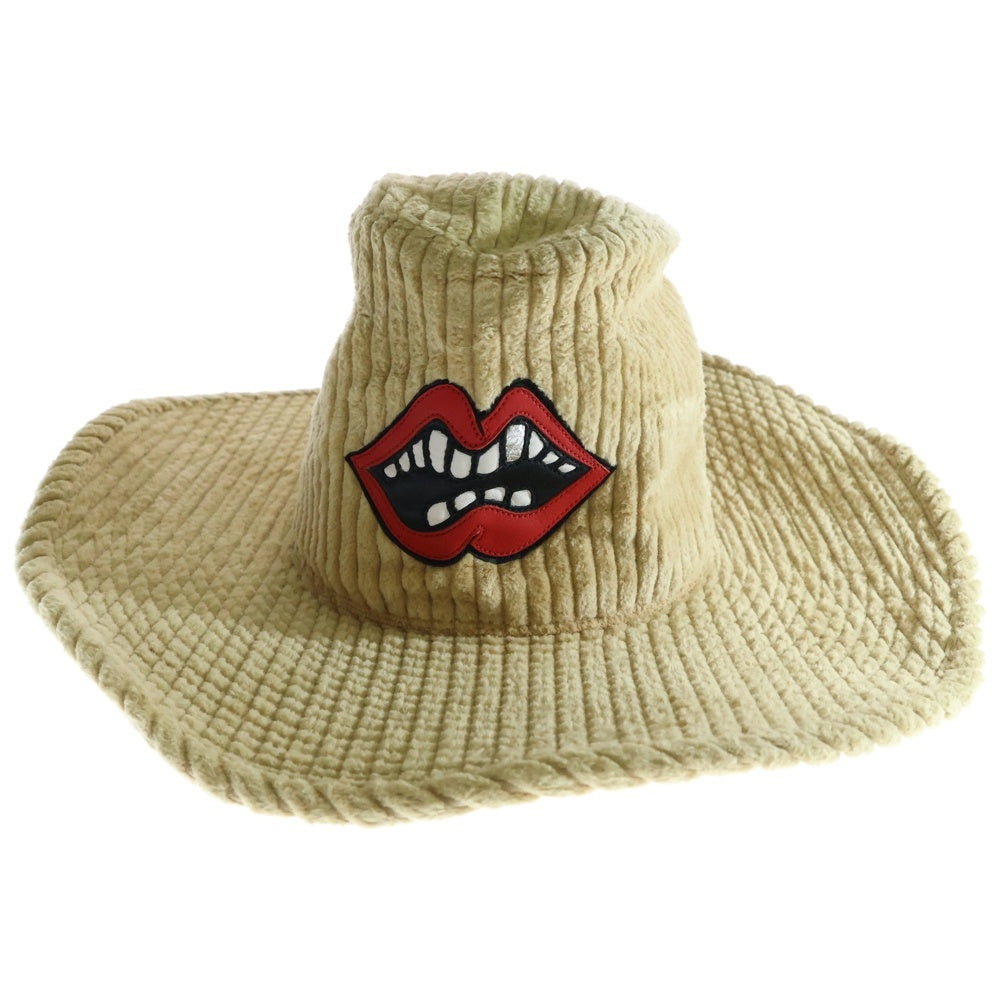 CHROME HEARTS(クロムハーツ) MATTY BOY チョンパーコーデュロイフェドラハット ベージュ