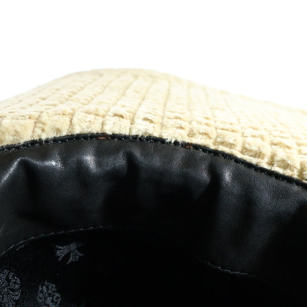 CHROME HEARTS(クロムハーツ) MATTY BOY チョンパーコーデュロイフェドラハット ベージュ