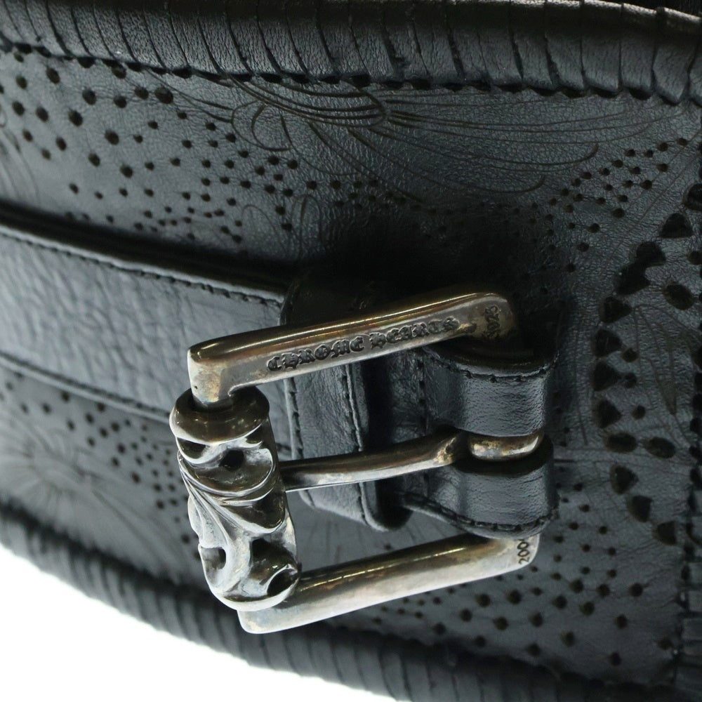 CHROME HEARTS(クロムハーツ) ローラーウエストベルト シルバー/ブラック