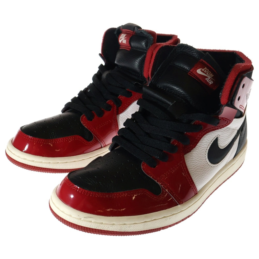 NIKE(ナイキ) WMNS AIR JORDAN 1 ZOOM CHICAGO ウィメンズ エアジョーダン1 ズーム シカゴ ハイカットスニーカー レッド/ブラック US7.5/24.5cm CT0979-610
