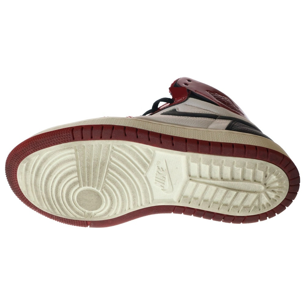 NIKE(ナイキ) WMNS AIR JORDAN 1 ZOOM CHICAGO ウィメンズ エアジョーダン1 ズーム シカゴ ハイカットスニーカー レッド/ブラック US7.5/24.5cm CT0979-610