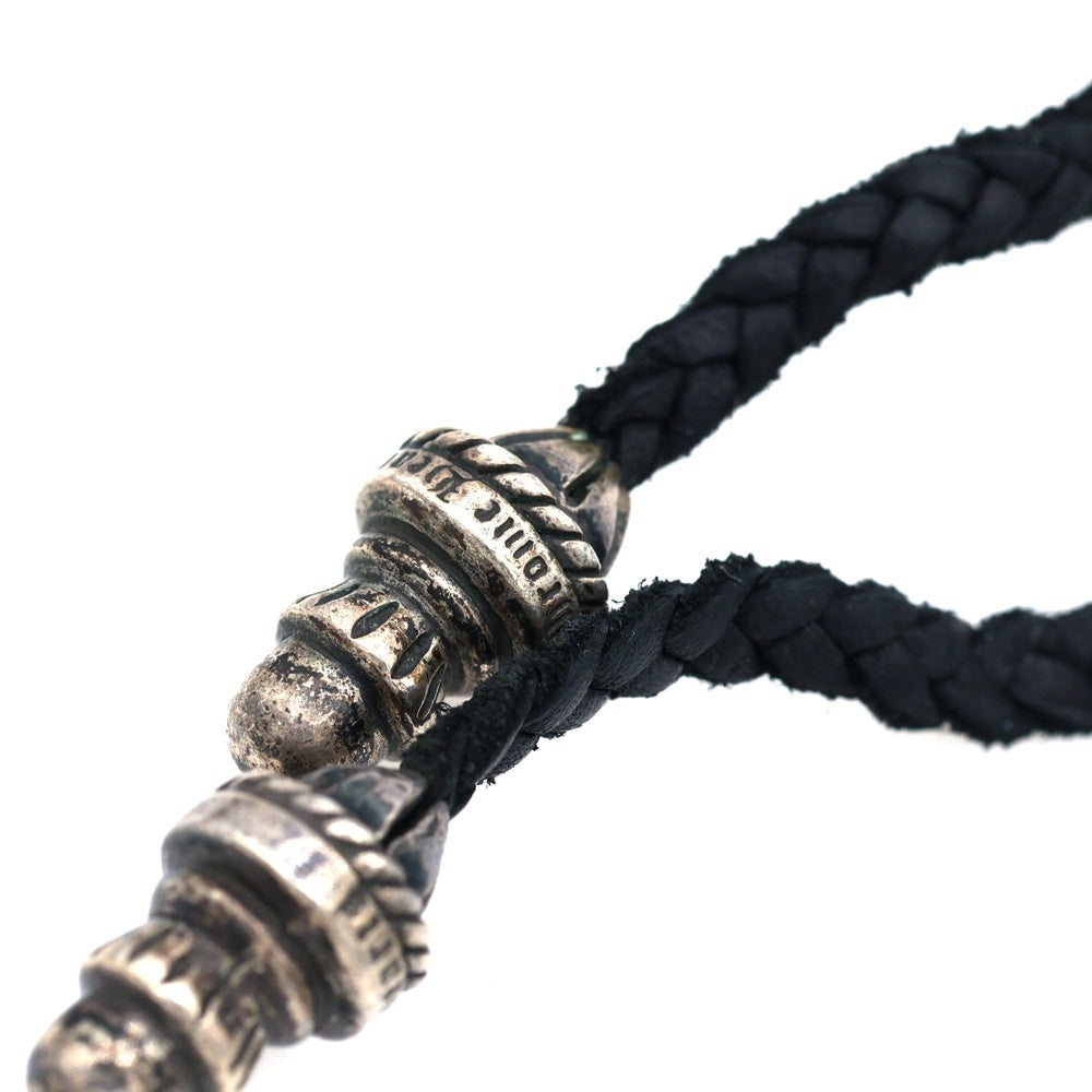 CHROME HEARTS(クロムハーツ) LRG SPADE CROSS ラージスペードクロス レザーブレード ネックレス シルバー