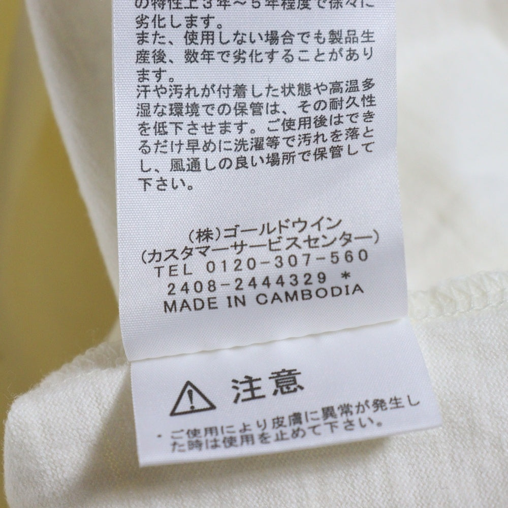 THE NORTH FACE(ザノースフェイス) FACE L/S ZOO PICKER TEE フェイス ロングスリーブ ズー ピッカー クルーネック長袖Tシャツ カットソー アイボリー NT32533