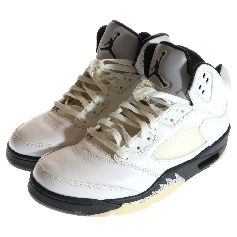 NIKE(ナイキ) AIR JORDAN 5 RETRO エア ジョーダン 5 レトロ ハイカットスニーカー ホワイト US9.5/27.5cm DD0587-110