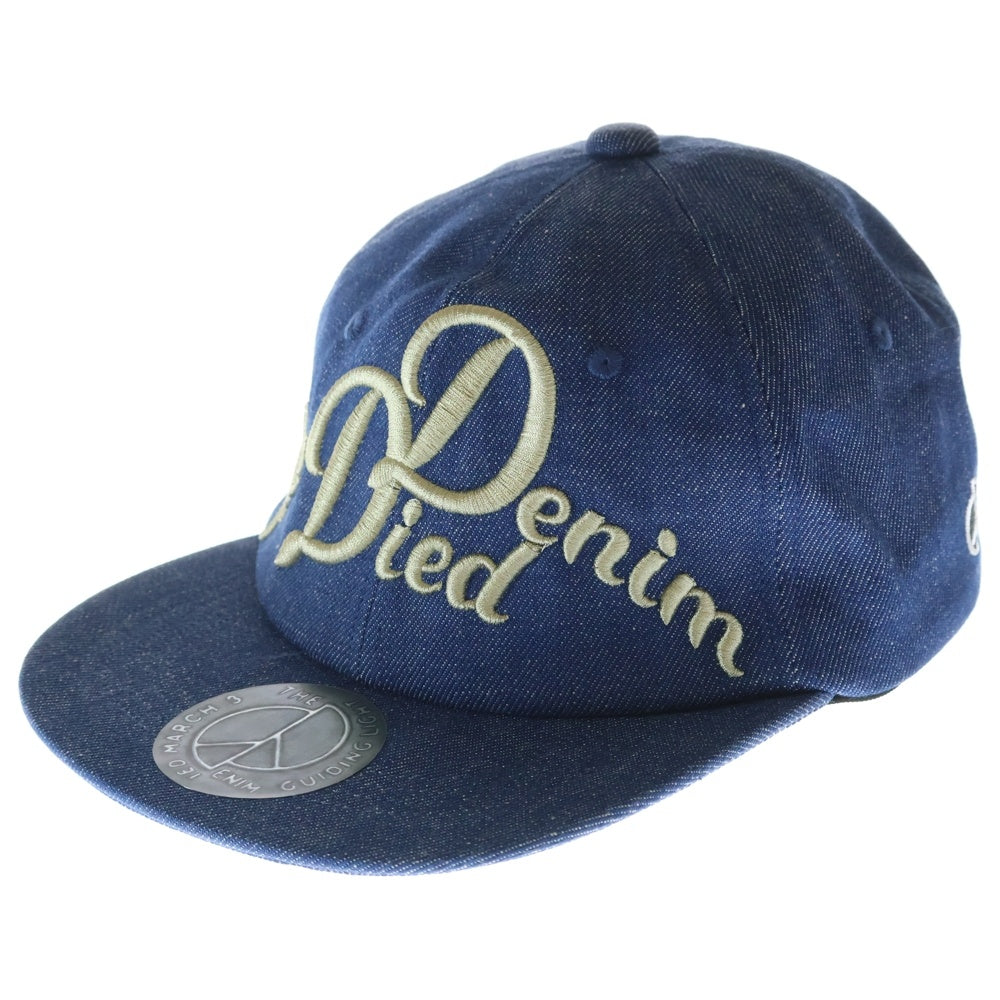 KAPITAL(キャピタル) 11.5oz デニムベースボールCAP The Denim Died エンブロイダリー キャップ 帽子 ブルー K2503XH518