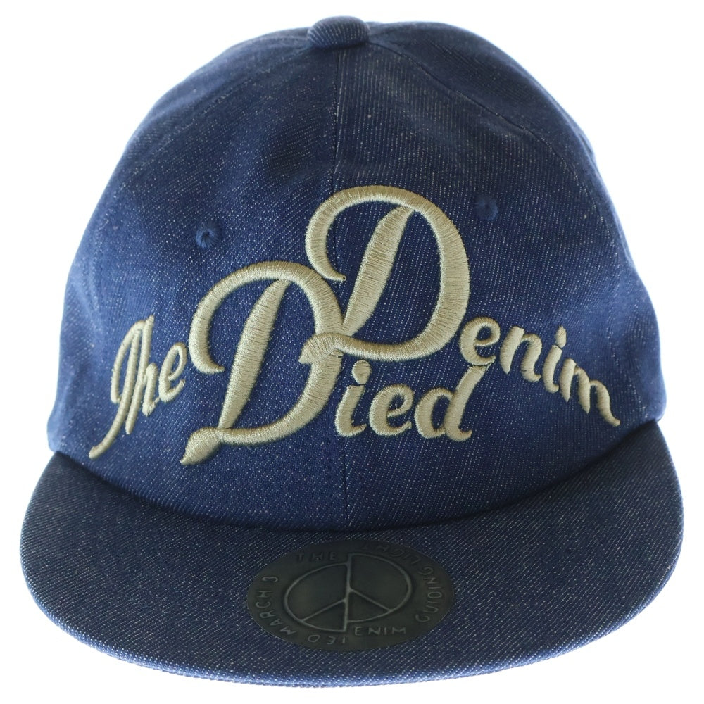 KAPITAL(キャピタル) 11.5oz デニムベースボールCAP The Denim Died エンブロイダリー キャップ 帽子 ブルー K2503XH518
