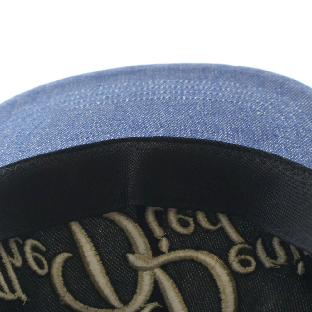 KAPITAL(キャピタル) 11.5oz デニムベースボールCAP The Denim Died エンブロイダリー キャップ 帽子 ブルー K2503XH518