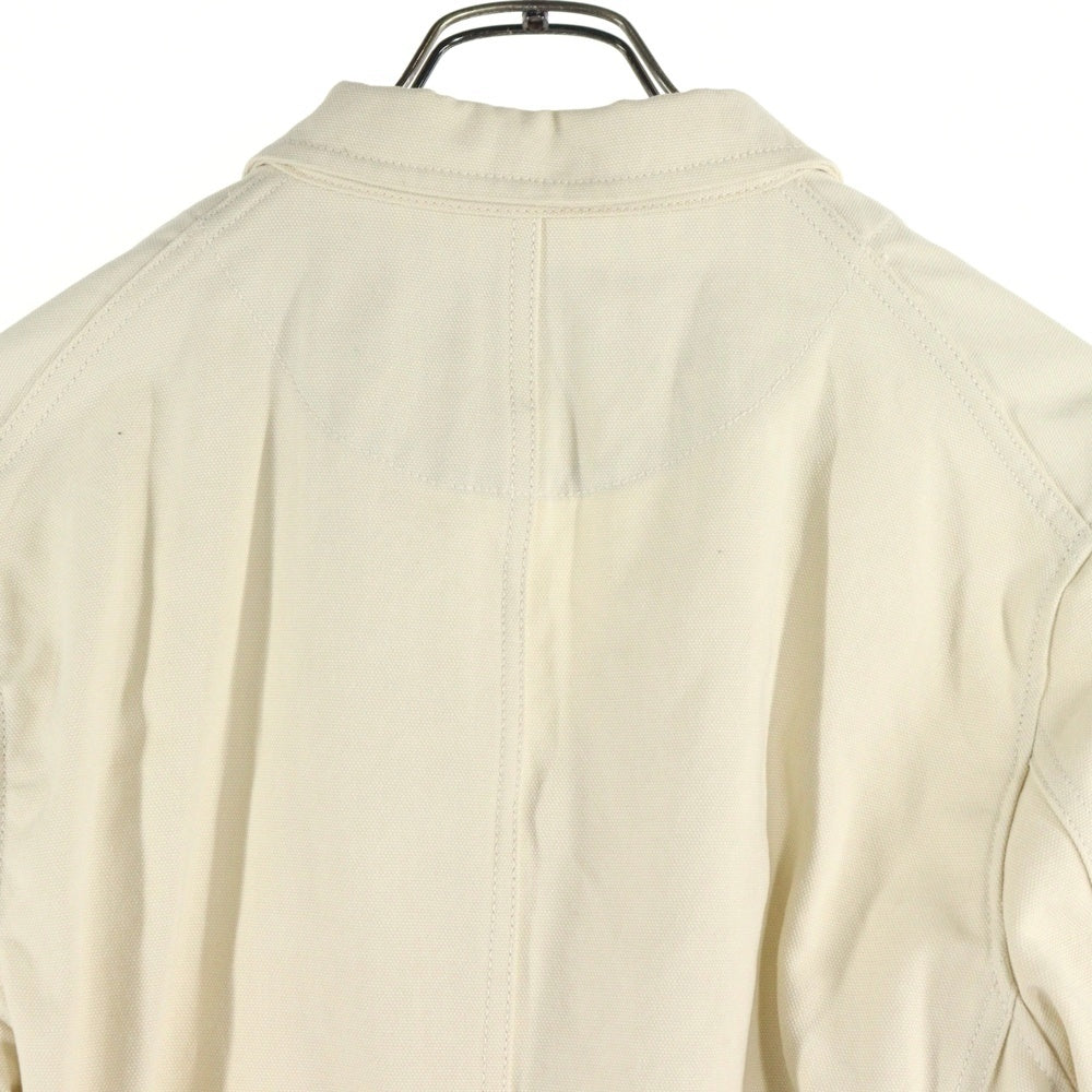 JUNYA WATANABE COMME des GARCONS(ジュンヤワタナベ コムデギャルソン) 18SS AD2017 ペイント加工 コットン チェスターコート アイボリー WA-C001