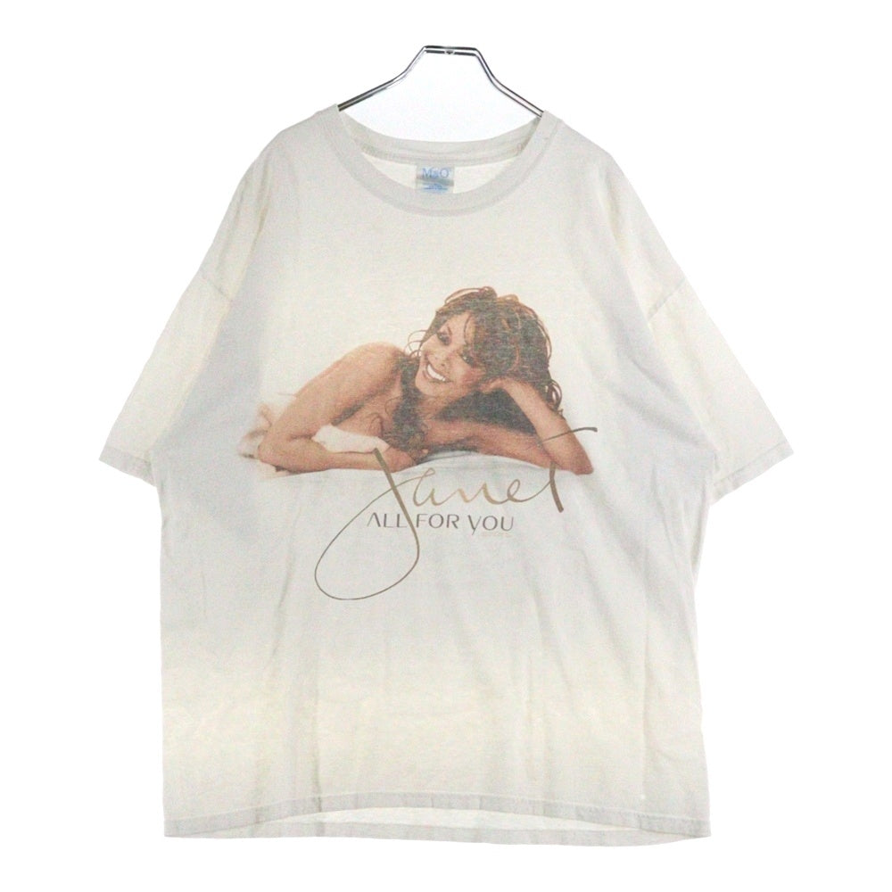 VINTAGE(ヴィンテージ) 00S VINTAGE JANET JACKSON ヴィンテージ ジャネットジャクソン プリント 半袖Tシャツ カットソー ホワイト