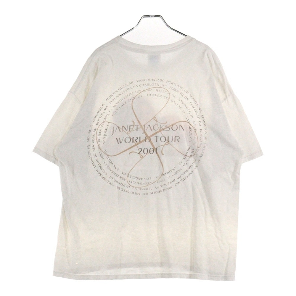 VINTAGE(ヴィンテージ) 00S VINTAGE JANET JACKSON ヴィンテージ ジャネットジャクソン プリント 半袖Tシャツ カットソー ホワイト