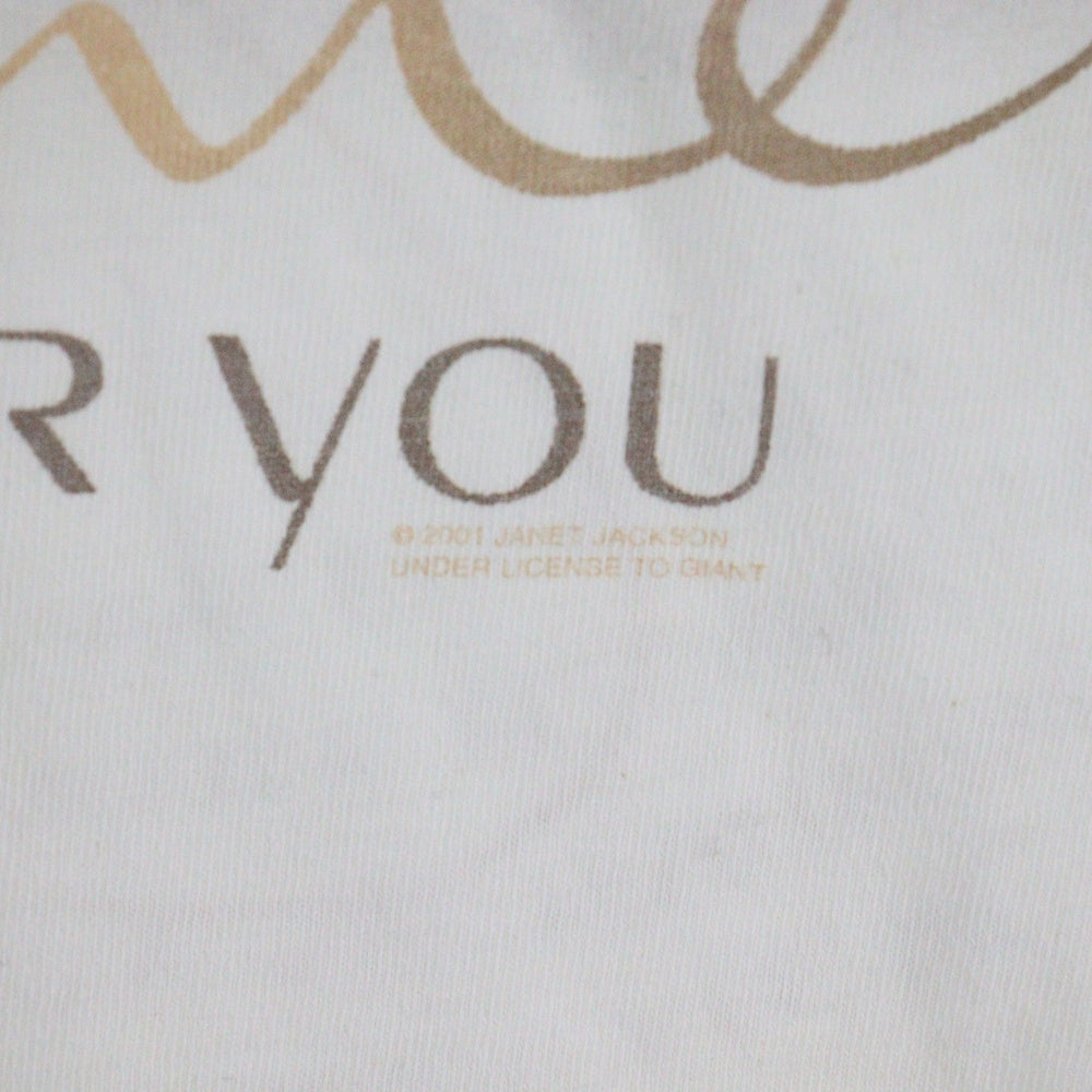 VINTAGE(ヴィンテージ) 00S VINTAGE JANET JACKSON ヴィンテージ ジャネットジャクソン プリント 半袖Tシャツ カットソー ホワイト