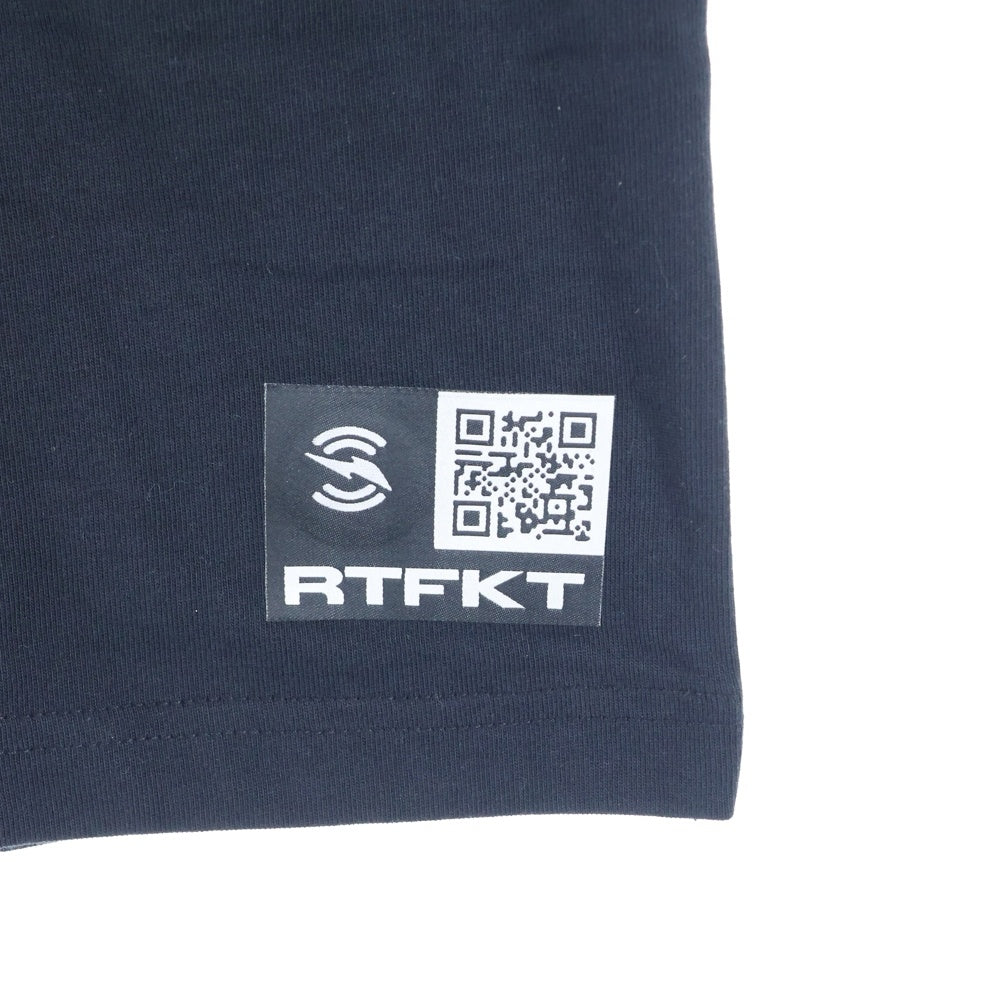 NIKE(ナイキ) ×RTFKT AIR FORCE 1 FORGING TEE アーティーファクト エアフォースワン プリントグラフィック 半袖Tシャツ カットソー ブラック R-A-RXNAF1FRGNG-ST-BL-L