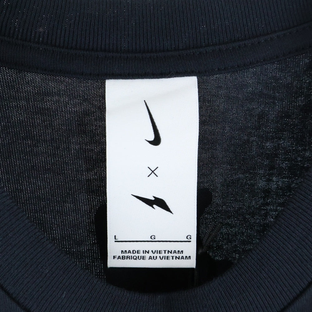 NIKE(ナイキ) ×RTFKT AIR FORCE 1 FORGING TEE アーティーファクト エアフォースワン プリントグラフィック 半袖Tシャツ カットソー ブラック R-A-RXNAF1FRGNG-ST-BL-L