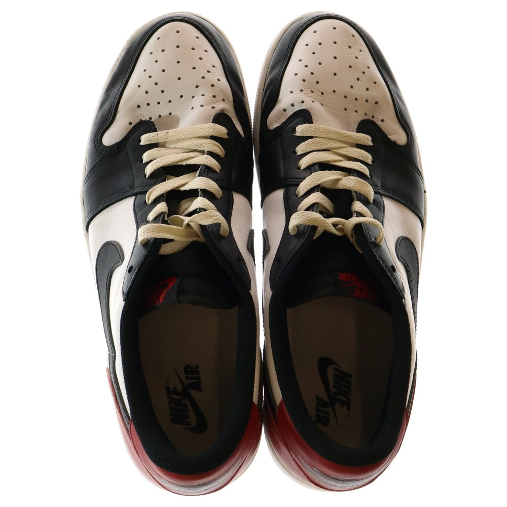 NIKE(ナイキ) AIR JORDAN 1 LOW Black Toe エアジョーダン 1 ブラックトゥ ローカットスニーカー ホワイト/レッド US11/29cm CZ0790-106