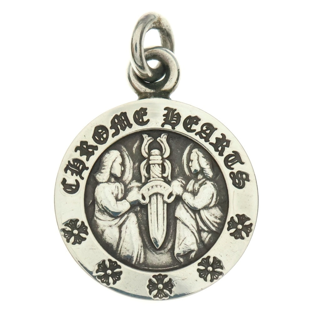 CHROME HEARTS(クロムハーツ) CHRM ANGL MDL V2 エンジェルメダルチャーム ペンダントトップ シルバー BCA229