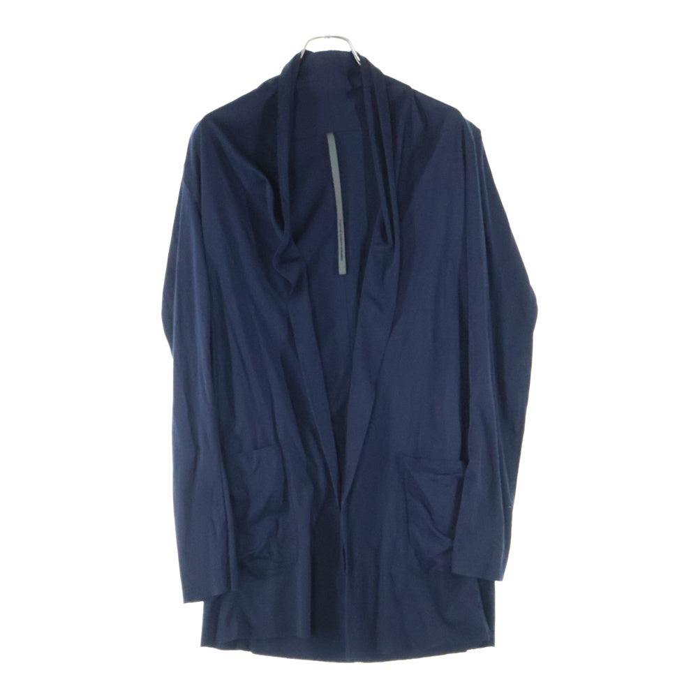 KAZUYUKI KUMAGAI ATTACHMENT(カズユキクマガイ アタッチメント) 日本製 ボタンレス 羽織ジャケット ネイビー