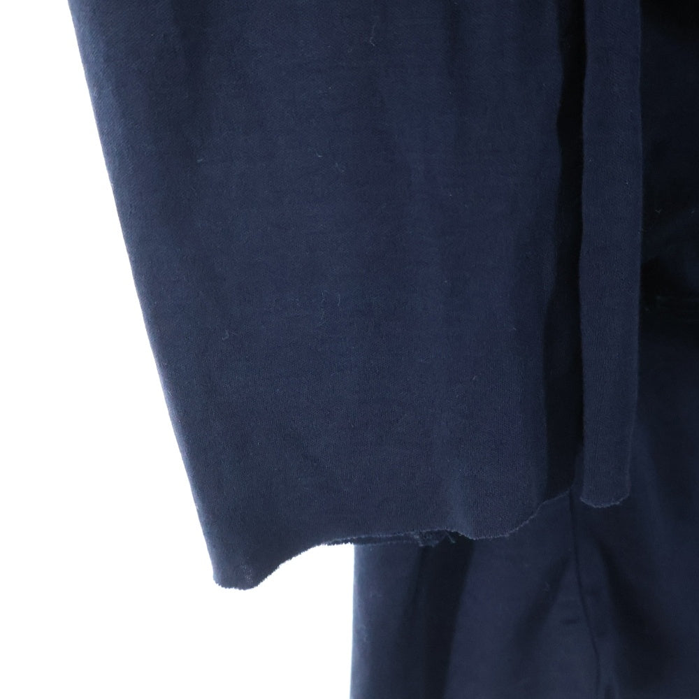 KAZUYUKI KUMAGAI ATTACHMENT(カズユキクマガイ アタッチメント) 日本製 ボタンレス 羽織ジャケット ネイビー