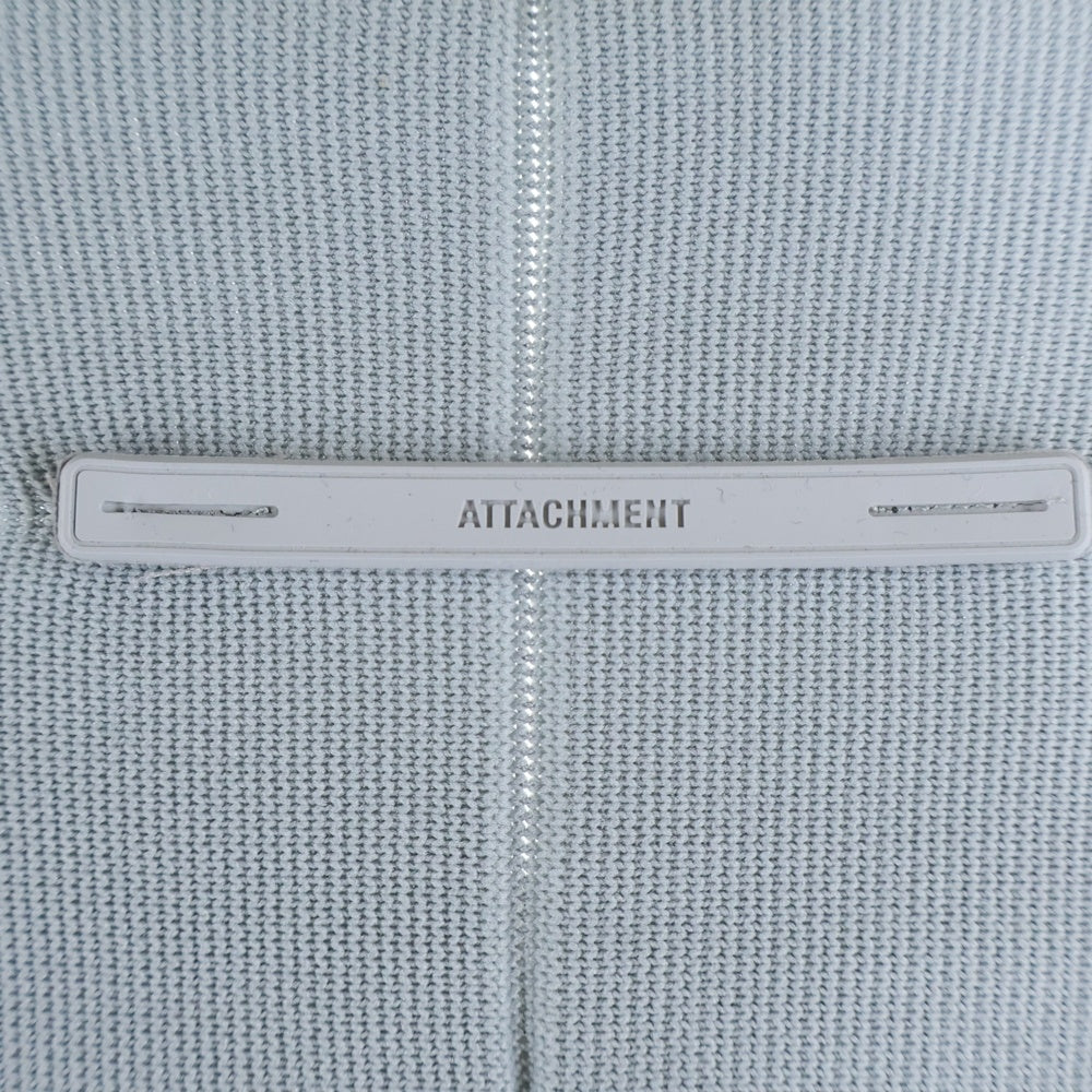 ATTACHMENT(アタッチメント) PE KNIT SINGLE RIDERS ニット シングルライダース ジャケット グレー AK11-246