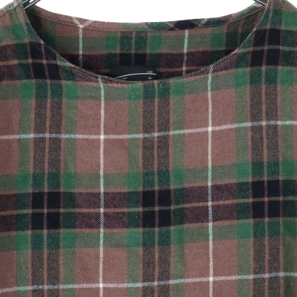 LAD MUSICIAN(ラッドミュージシャン) PULLOVER SHIRT BIG TARTAN CHECK ビッグタータンチェック プルオーバーシャツ ブラウン/グリーン 2216-115