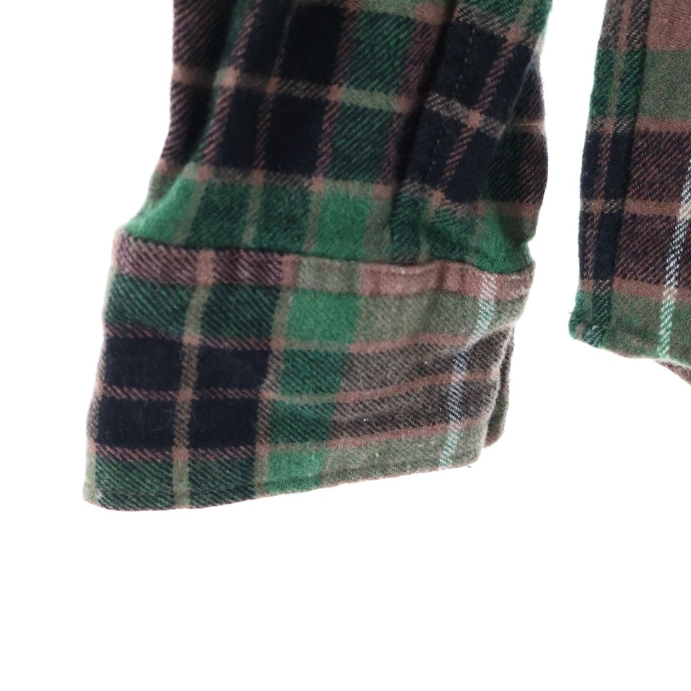 LAD MUSICIAN(ラッドミュージシャン) PULLOVER SHIRT BIG TARTAN CHECK ビッグタータンチェック プルオーバーシャツ ブラウン/グリーン 2216-115
