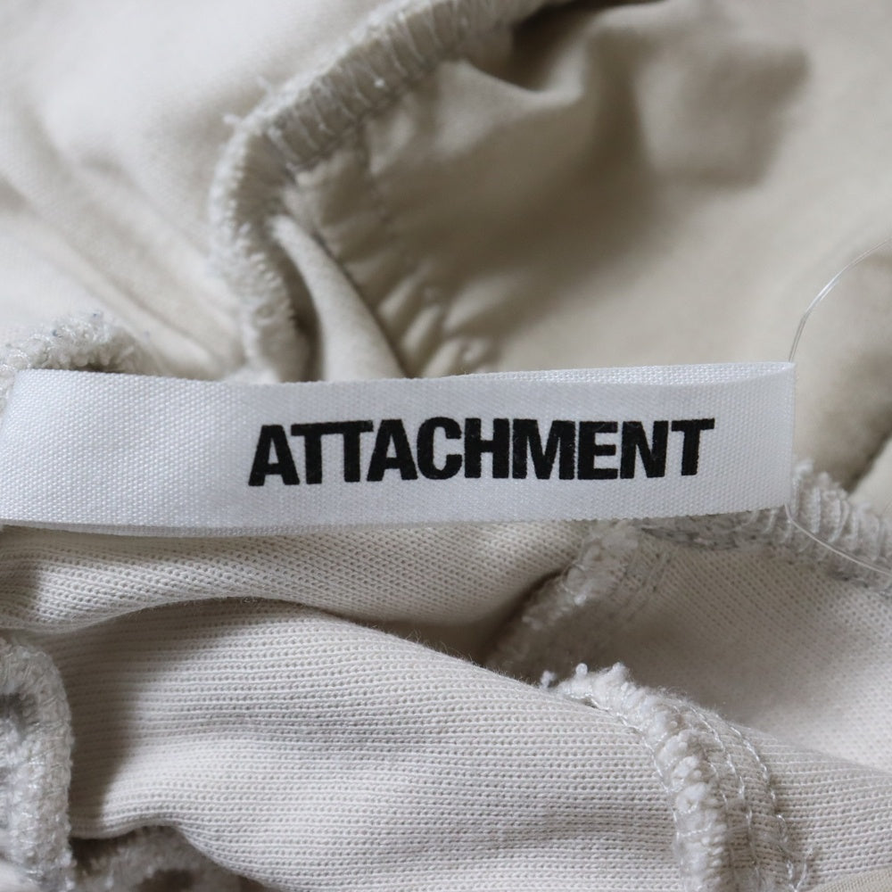 ATTACHMENT(アタッチメント) CO/PE DOUBLE KNIT THREE DIMENSIONAL JOGGER ダブルニット ディメンショナル ジョガーパンツ アイボリー AP32-074