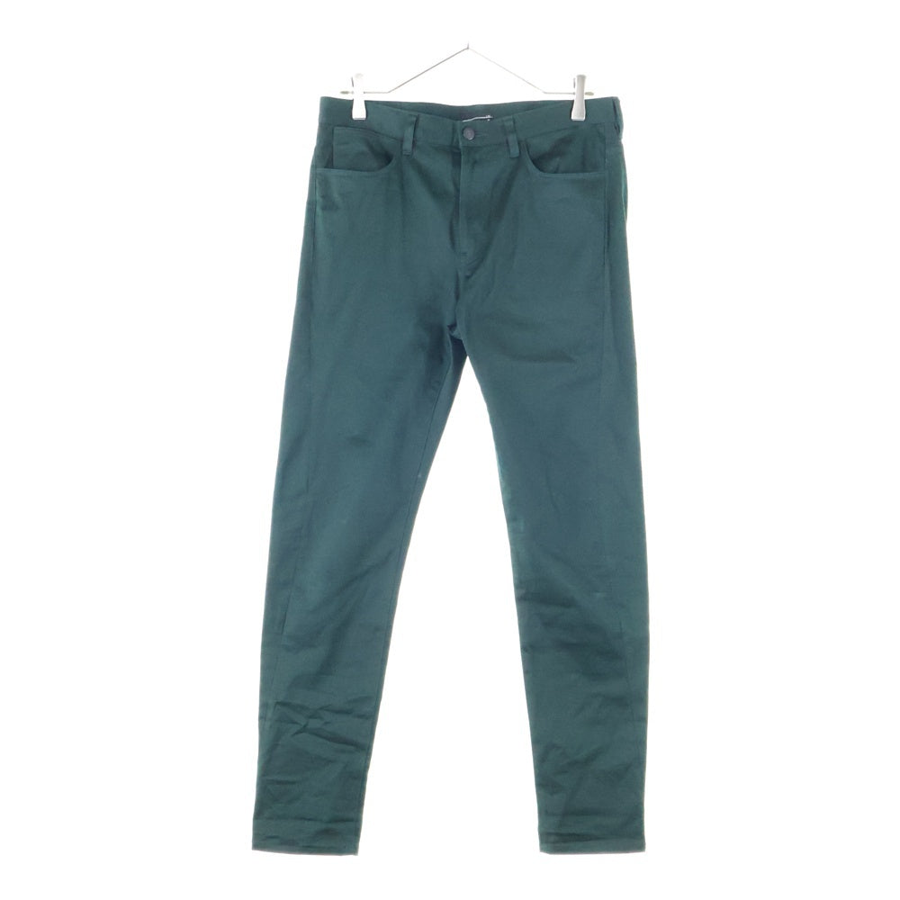 LAD MUSICIAN(ラッドミュージシャン) TAPERED TIGHT PANTS テーパード コットンポリ タイトパンツ グリーン 2219-501