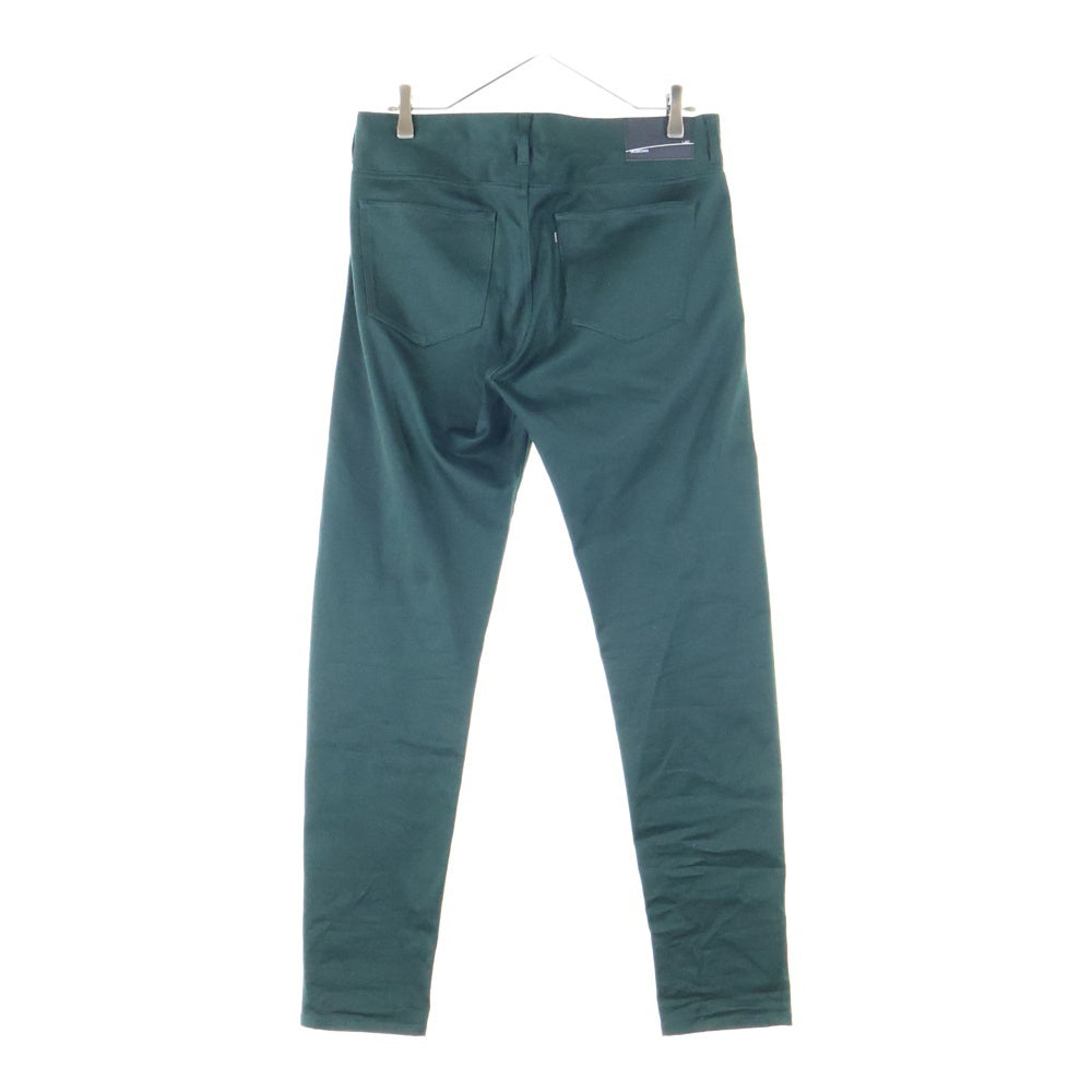 LAD MUSICIAN(ラッドミュージシャン) TAPERED TIGHT PANTS テーパード コットンポリ タイトパンツ グリーン 2219-501