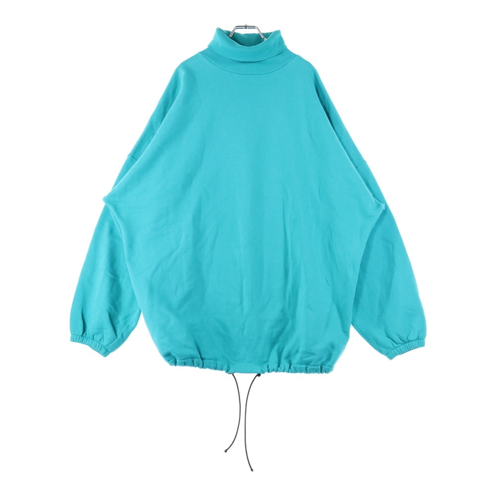 BALENCIAGA(バレンシアガ) 18AW OVERSIZE TURTLENECK SWEATSHIRT オーバーサイズ タートルネック プルオーバースウェットトレーナー ライトブルー 532675 TYK45