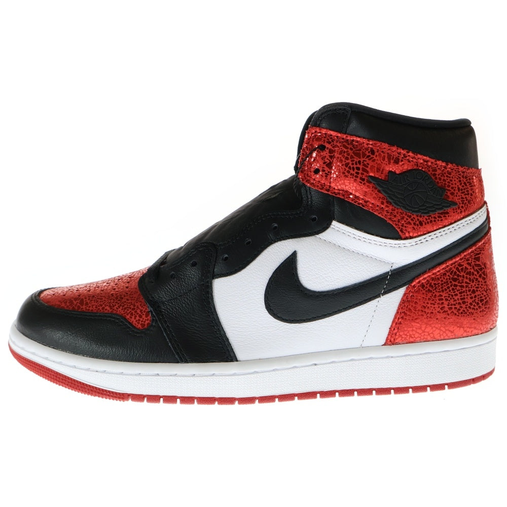 NIKE(ナイキ) WMENS AIR JORDAN 1 HIGH OG RUBY ウィメンズ エア ジョーダン1 ルビー ハイカットスニーカー ブラック/レッド/ホワイト US12/29CM FD2596-602