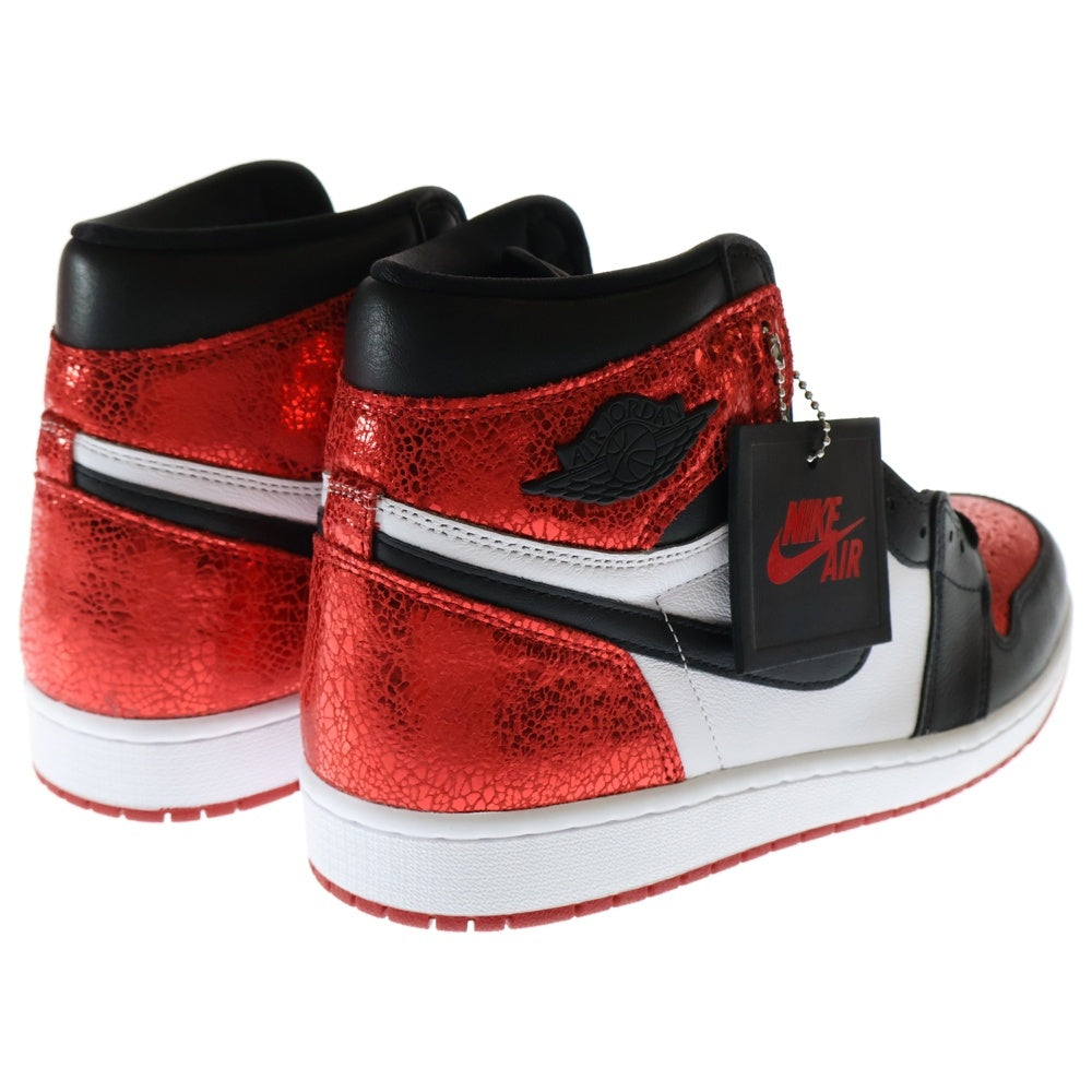 NIKE(ナイキ) WMENS AIR JORDAN 1 HIGH OG RUBY ウィメンズ エア ジョーダン1 ルビー ハイカットスニーカー ブラック/レッド/ホワイト US12/29CM FD2596-602