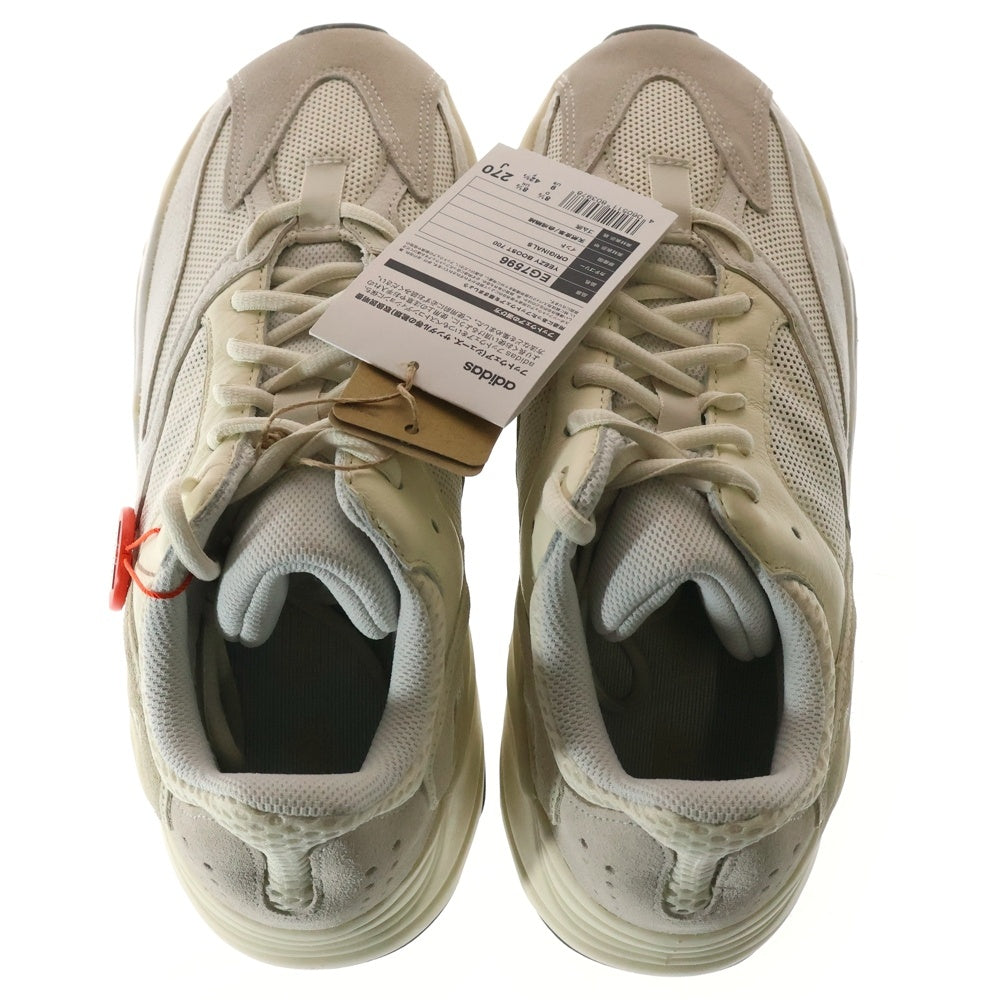 adidas(アディダス) YEEZY BOOST 700 ANALOG イージーブースト アナログ レースアップ ローカット スニーカー ホワイト/アイボリー US9/27cm EG7596