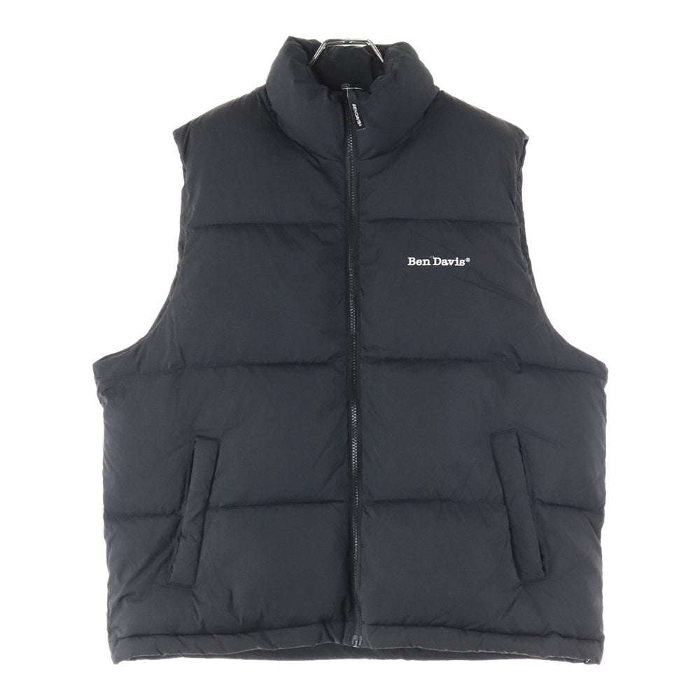 BEN DAVIS(ベンデイビス) ロゴエンブロイダリー ダウンベスト ジャケット ブラック T-23780009