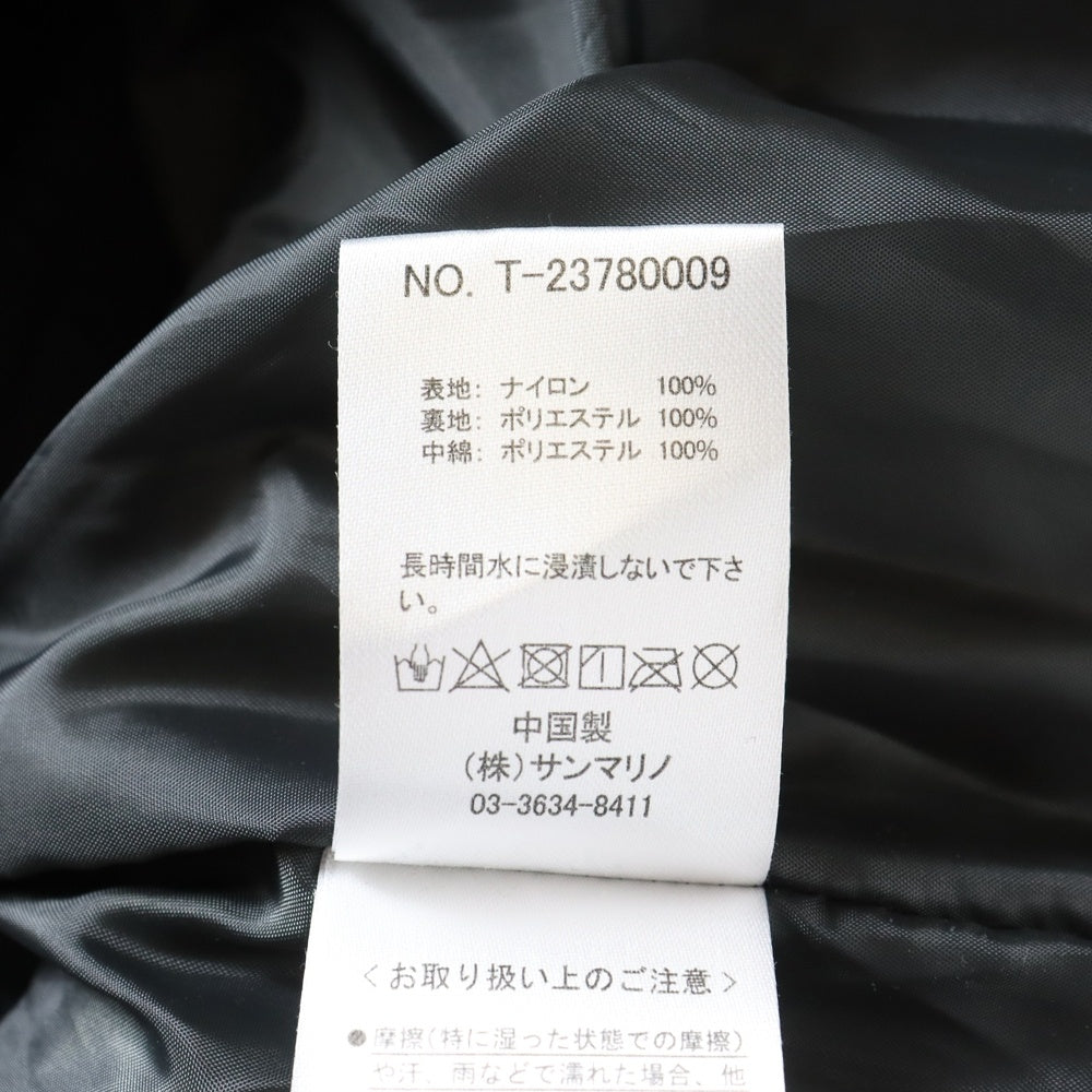 BEN DAVIS(ベンデイビス) ロゴエンブロイダリー ダウンベスト ジャケット ブラック T-23780009