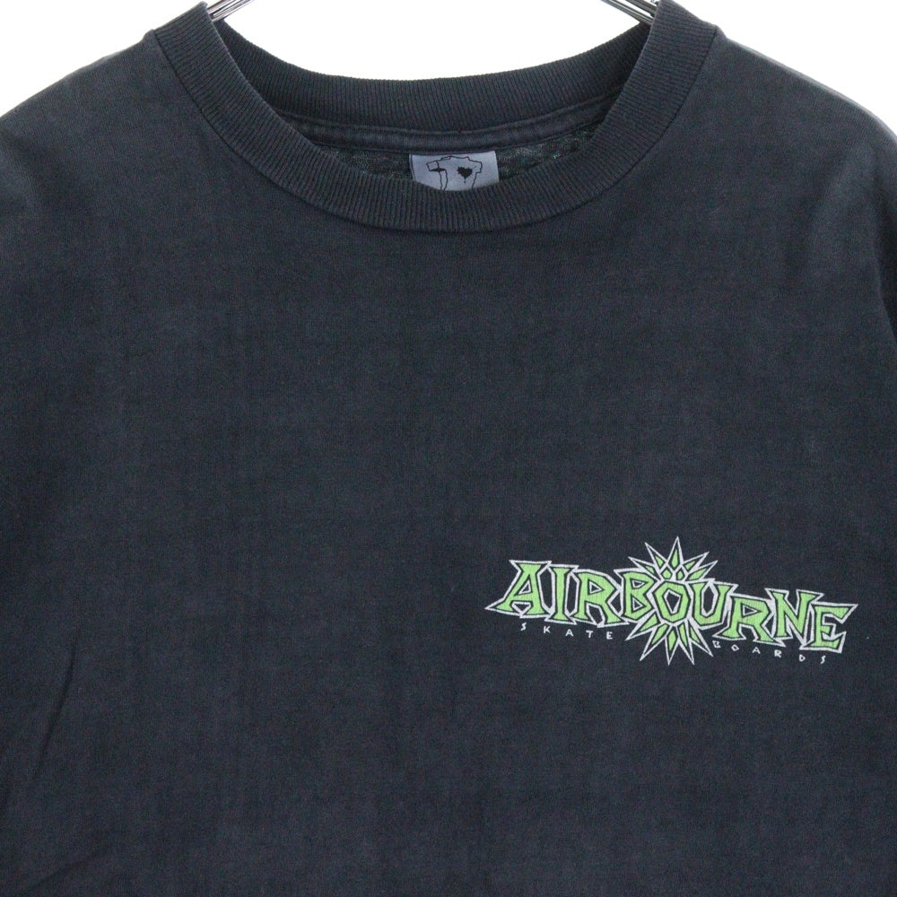 VINTAGE(ヴィンテージ) 90S VINTAGE FAITH NO MORE AIR BOURNE TEE ヴィンテージ フェイスノーモア エアバーン 両面プリントTシャツ 半袖クルーネックカットソー ブラック